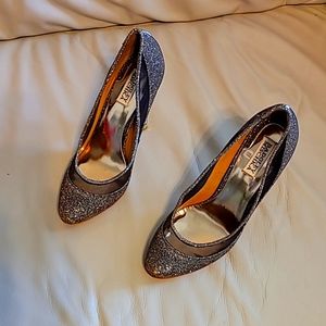 Brown & Gold evening shoes